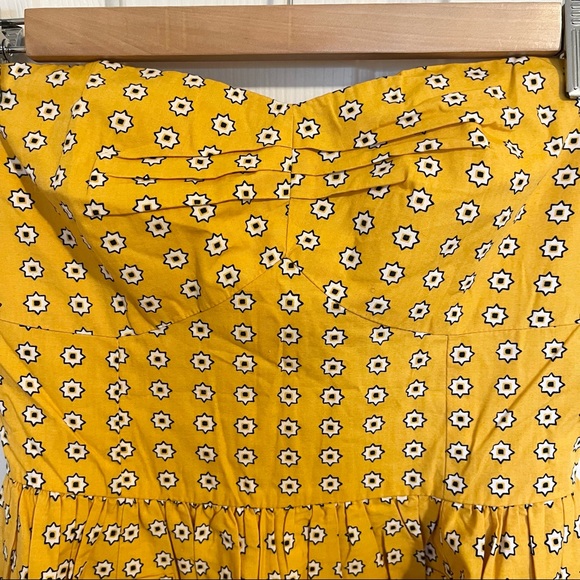 Anthropologie Girl from Saroy strapless dress - Size 2 - Picture 4 of 6